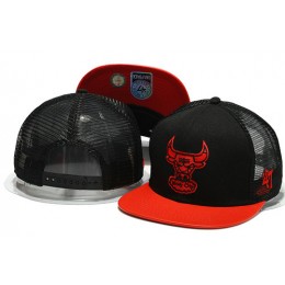 Chicago Bulls Mesh Snapback Hat YS 1 0701 Snapback