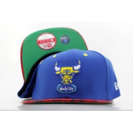 Chicago Bulls Bule Snapback Hat QH Snapback