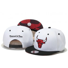 Chicago Bulls Snapback White Hat GS 0620 Snapback