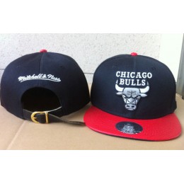 Chicago Bulls Navy Snapback Hat 60D 5 0721 Snapback