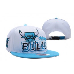 Chicago Bulls White Snapback Hat XDF 0512 Snapback