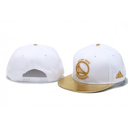 Golden State Warriors White Snapback Hat YS Snapback