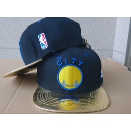 Golden State Warriors Navy Snapback Hat 60D 0721 Snapback