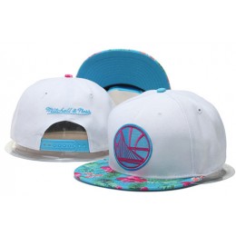 Golden State Warriors Snapback White Hat GS 0620 Snapback