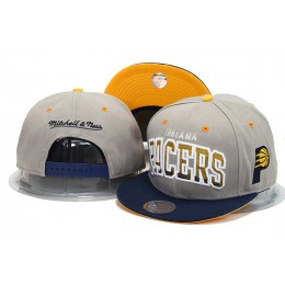 Indiana Pacers Grey Snapback Hat YS 0606 Snapback