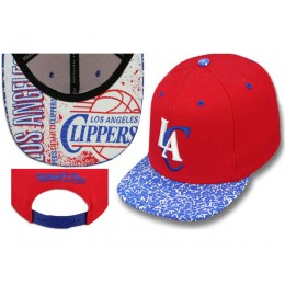 Los Angeles Clippers Red Snapback Hat LS Snapback