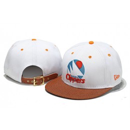Los Angeles Clippers White Snapback Hat YS Snapback