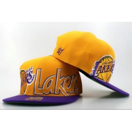 Los Angeles Lakers Snapback Hat QH 0606 Snapback