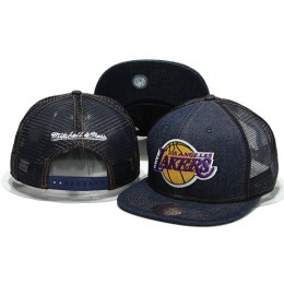 Los Angeles Lakers Mesh Snapback Hat YS 0701 Snapback