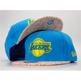 Los Angeles Lakers Blue Snapback Hat ZY Snapback