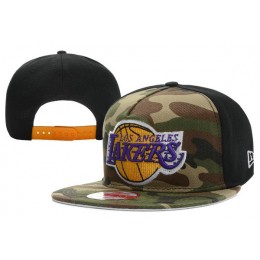 Los Angeles Lakers Camo Snapback Hat XDF Snapback