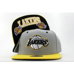 Los Angeles Lakers Snapback Hat QH 140802 02 Snapback