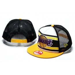 Los Angeles Lakers Mesh Snapback Hat YS1 0512 Snapback