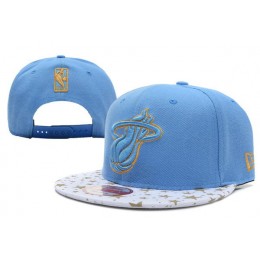 Miami Heat Blue Snapback Hat XDF Snapback