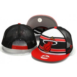 Miami Heat Mesh Snapback Hat YS 0528 Snapback