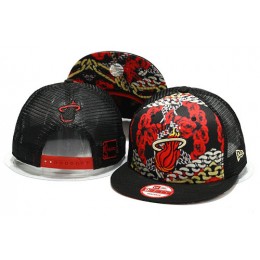 Miami Heat Mesh Snapback Hat YS 1 0701 Snapback