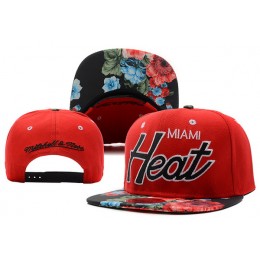 Miami Heat Snapback Hat XDF 5 Sale Snapback