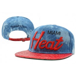 Miami Heat Snapback Hat XDF 313 Snapback