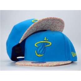 Miami Heat Blue Snapback Hat ZY Snapback