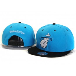 Miami Heat Blue Snapback Hat YS Snapback