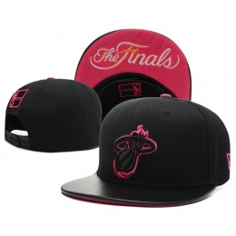 Miami Heat The Finals Black Snapback Hat SD 1 0617 Snapback