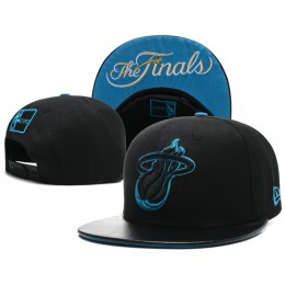 Miami Heat The Finals Black Snapback Hat SD 2 0617 Snapback