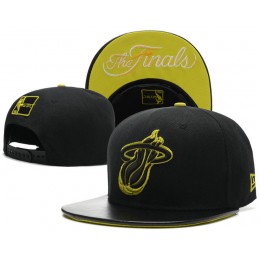 Miami Heat The Finals Black Snapback Hat SD 3 0617 Snapback