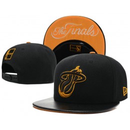 Miami Heat The Finals Black Snapback Hat SD 0617 Snapback