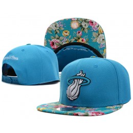 Miami Heat Blue Snapback Hat SD Snapback