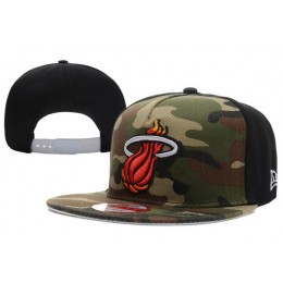 Miami Heat Camo Snapback Hat XDF Snapback