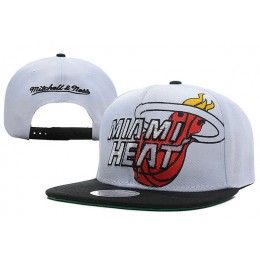 Miami Heat White Snapback Hat XDF Snapback
