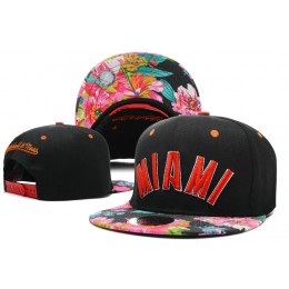 Miami Heat Snapback Hat DF 1 0721 Snapback