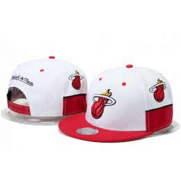 Miami Heat Snapback White Hat 1 GS 0620 Snapback
