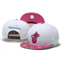 Miami Heat Snapback White Hat 2 GS 0620 Snapback