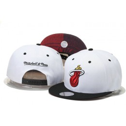 Miami Heat Snapback White Hat GS 0620 Snapback