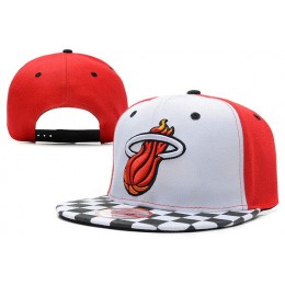 Miami Heat Snapback Hat XDF 10 Snapback
