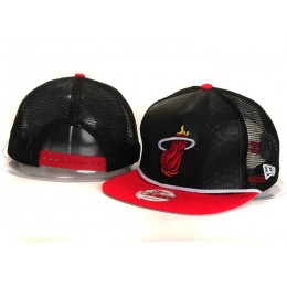 Miami Heat Mesh Snapback Hat YS Snapback
