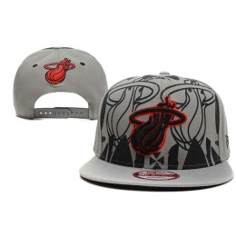 Miami Heat Snapback Hat XDF 2 Snapback