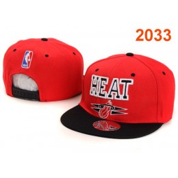 Miami Heat NBA Snapback Hat PT017 Snapback