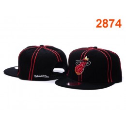 Miami Heat NBA Snapback Hat PT117 Snapback
