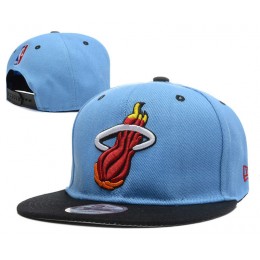 Miami Heat Blue Snapback Hat DF 0512 Snapback