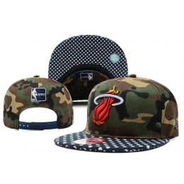 Miami Heat Camo Snapback Hat DF 0512 Snapback