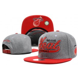 Miami Heat Grey Snapback Hat DF 0512 Snapback