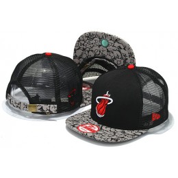 Miami Heat Mesh Snapback Hat YS 0512 Snapback