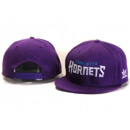 New Orleans Hornets Purple Snapback Hat YS Snapback