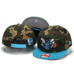 New Orleans Hornets Camo Snapback Hat YS 0701 Snapback