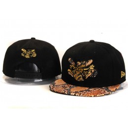 New Orleans Hornets Black Snapback Hat YS Snapback