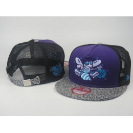 New Orleans Hornets Mesh Snapback Hat LS 0613 Snapback