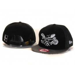New Orleans Hornets Black Snapback Hat YS 2 Snapback