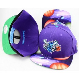 New Orleans Hornets Flower Bill Snapback Hat JT09 Snapback
